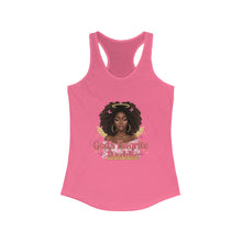 Load image into Gallery viewer, Tank Top, Gods Favorite Baddie, African American Woman, Black Princess, Black History, Self Love, Women's Racerback Tank