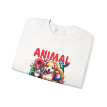 Load image into Gallery viewer, Animal Lovers Crewneck Sweatshirt | Cute Pet Sweatshirt, Gift for Dog Owners, Animal Lover Apparel, Cozy Sweatshirt