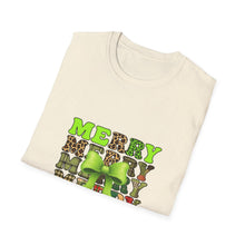 Load image into Gallery viewer, Merry Christmas Unisex T-Shirt, Holiday Apparel, Festive Tee, Gift for Her/Him, Christmas Party Shirt