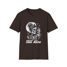 Load image into Gallery viewer, Gothic Skull T-Shirt, Edgy Casual Tee, Halloween Apparel, Unisex Graphic Shirt, Alternative Fashion, Spooky Style