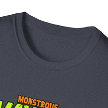 Load image into Gallery viewer, Monstrous Mayhem Unisex Softstyle T-Shirt, Graphic Tee, Halloween Costume, Gift for Gamers, Casual Wear, Fun T-Shirt