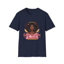 Load image into Gallery viewer, Gods Favorite Baddie Unisex T-Shirt, African American Woman Tee, Black Princess Shirt, Black History Gift, Self Love Apparel