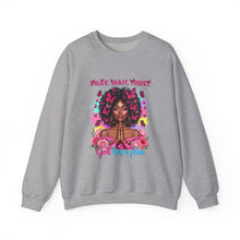 Load image into Gallery viewer, Bohemian Inspirational Sweatshirt, Empowering Gift for Her, Cozy Crewneck for Daily Wear, Spiritual Fashion, Perfect for Any Occasion