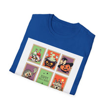 Load image into Gallery viewer, Halloween-Themed Unisex Softstyle T-Shirt: Spooky Fun for All Ages, Perfect for Parties, Celebrations, Trick or Treating, and Gifting!