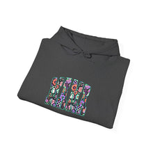 Load image into Gallery viewer, Floral Vibe Unisex Hooded Sweatshirt, Cozy Gift, Layering Essential, Spring Fashion, Comfortable Style