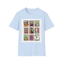 Load image into Gallery viewer, Spooky Halloween T-Shirt for Adults, Unisex Softstyle Tee, Perfect for Halloween Parties, Trick-or-Treat, Costume Wear, Fall Fashion