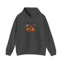 Load image into Gallery viewer, Halloween Cat Witch Hoodie | Cozy Unisex Sweatshirt | Pumpkin Patch, Spooky Season, Fall Fashion, Halloween Gift, Casual Wear