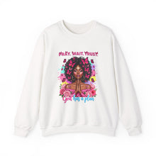 Load image into Gallery viewer, Bohemian Inspirational Sweatshirt, Empowering Gift for Her, Cozy Crewneck for Daily Wear, Spiritual Fashion, Perfect for Any Occasion