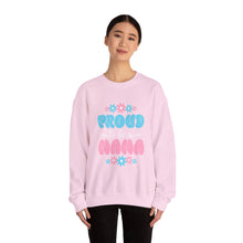 Load image into Gallery viewer, Proud Nana Crewneck Sweatshirt - Cozy Gift for Grandmothers, Family Gatherings, Birthdays, Mother's Day, Cool Weather
