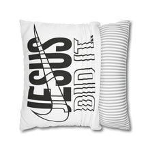 Load image into Gallery viewer, Inspirational Throw Pillow Case, Jesus Did It Decorative Pillow Cover, Christian Home Decor, Motivational Cushion, Faith-Based Gift