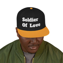 Load image into Gallery viewer, Embroidered Snapback Hat, Funny Quotes Soldier Of Love Cap, Adjustable Baseball Cap, Hip Hop Hat, Streetwear Accessories