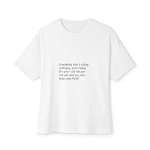 Load image into Gallery viewer, Inspirational Unisex Boxy Tee, Relaxed Fit Shirt, Casual Everyday Wear, Gift for Friends, Positive Quotes Tee, Comfortable Lounge Top