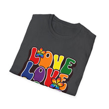 Load image into Gallery viewer, Funny Quotes Unisex Softstyle T-Shirt, Love, Love - Cute Graphic Tee, Sarcastic Saying Shirt, Humorous Gift, Comfy Tee, Hilarious Shirt