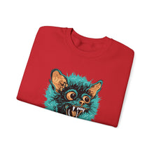 Load image into Gallery viewer, Cozy Halloween Sweatshirt, Beastly Fear Crewneck, Unisex Fall Apparel, Spooky Season Fashion, Halloween Gift Idea