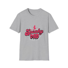 Load image into Gallery viewer, Spooky Dad T-Shirt, Unisex Halloween Shirt, Cute Dad Tee, Family Costume Shirt, Gift for Dads, Fall Fashion T-Shirt