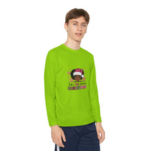 Load image into Gallery viewer, Christmas Kids Long Sleeve Tee, Just A Girl Who Loves Holiday Shirt, Children's Gift, Festive Youth Top, Winter Apparel
