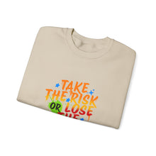 Load image into Gallery viewer, Inspiring Quote Sweatshirt: Motivational Crewneck for Dreamers, Perfect Gift, Cozy Fashion, Birthday, Graduation, Positive Vibes
