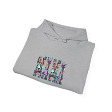 Load image into Gallery viewer, Floral Vibe Unisex Hooded Sweatshirt, Cozy Gift, Layering Essential, Spring Fashion, Comfortable Style