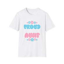 Load image into Gallery viewer, Proud Aunt T-Shirt | Unisex Softstyle Tee, Family Gift, Birthday Present, Mother's Day, Fun Casual Wear