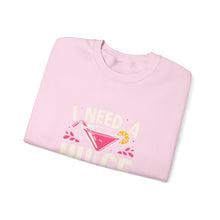 Load image into Gallery viewer, Cocktail Vibes Sweatshirt - I Need a Huge Cocktail, Funny Top, Gift for Friends, Party Wear, Drink Lover Apparel