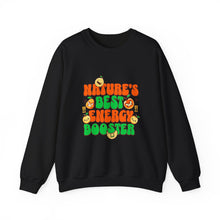 Load image into Gallery viewer, Nature's Best Energy Booster Sweatshirt | Comfortable Unisex Crewneck | Perfect Gift for Nature Lovers | Cozy Fall Apparel