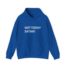 Load image into Gallery viewer, Not today Santan Christian Sweatshirt, Religious Hoodie, Christian Clothing, Unisex Sweatshirt, Inspirational Apparel, Gift for Christians