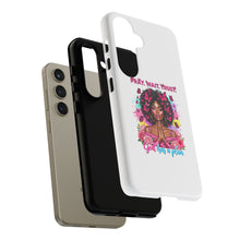 Load image into Gallery viewer, Inspirational Phone Case, Pray Wait Trust God Has a Plan, Spiritual Gift, Motivational Decor, Faith-Based Accessory