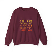 Load image into Gallery viewer, Fun Halloween Sweatshirt, Unisex Heavy Blend™, Comfortable Crewneck, Fall Fashion, Candy Lover's Gift, Funny Quotes Apparel