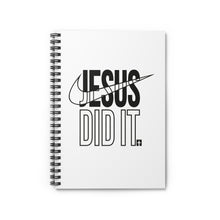 Load image into Gallery viewer, Jesus Did It Spiral Notebook - Inspirational Journal for Christians, Gift for Easter, Church Note-taking, Motivational Writing
