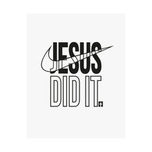 Load image into Gallery viewer, Nike-Inspired Jesus Vertical Poster, Christian Wall Art, Faith Decor, Inspirational Home Accent, Gift for Believers, Religious Decor
