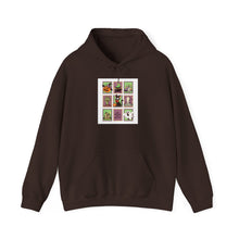 Load image into Gallery viewer, Botanical Collage Hoodie - Cozy Unisex Heavy Blend Sweatshirt, Gifts for Plant Lovers, Nature Lovers, Eco-Friendly Fashion, Unique Artwork
