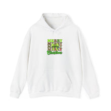 Load image into Gallery viewer, Merry Christmas Hooded Sweatshirt, Unisex Sweatshirt for Holidays, Festive Winter Wear, Cozy Gift for Family, Christmas Style