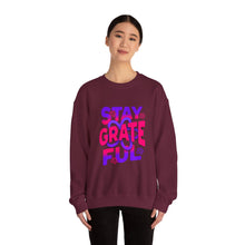 Load image into Gallery viewer, Grateful Sweatshirt - Cozy Crewneck for Everyday Comfort, Perfect Gift for Friends, Inspirational Apparel, Casual Style