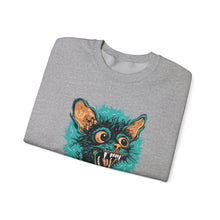 Load image into Gallery viewer, Cozy Halloween Sweatshirt, Beastly Fear Crewneck, Unisex Fall Apparel, Spooky Season Fashion, Halloween Gift Idea