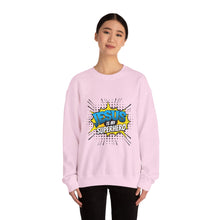Load image into Gallery viewer, Jesus is My Superhero Sweatshirt, Unisex Crewneck, Religious Gift, Faith-Based Apparel, Inspirational Clothing, Christian Fashion