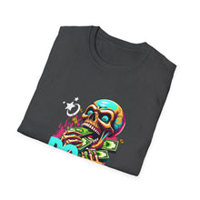 Load image into Gallery viewer, Funny Skull Quotes Unisex Softstyle T-Shirt, Do what makes you Happy, Graphic Tee, Sarcastic Shirt, Gift for Skull Lovers, Halloween Shirt