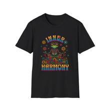 Load image into Gallery viewer, Inner Harmony Unisex T-Shirt, Bohemian Tee, Peaceful Vibe Shirt, Gift for Yogis, Mindfulness Apparel, Nature Lover T-Shirt