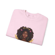 Load image into Gallery viewer, Black History African American Woman Gods Favorite Baddie Sweatshirt, Black Princess Self Love Crewneck Pullover, Unisex Heavy Blend Jumper,