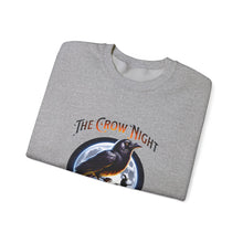 Load image into Gallery viewer, Crow Night Halloween Crewneck Sweatshirt | Unisex Sweatshirt for Fall, Halloween Spirit, Cozy Autumn Vibes, Perfect Gift