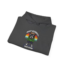Load image into Gallery viewer, Rainbow Pride Hoodie with Cute Dog Design, Unisex Heavy Blend Sweatshirt, LGBT Gift, Cozy Casualwear, Animal Lover Apparel