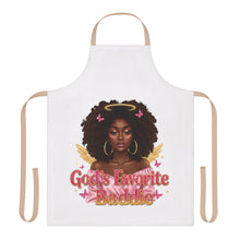 Load image into Gallery viewer, God's Favorite Baddie Apron - Stylish Cooking Gift for Foodies, Chefs, Culinary Arts, Home Cooking, Kitchen Decor