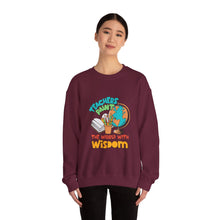 Load image into Gallery viewer, Teacher Appreciation Sweatshirt, Gift for Teachers, Educational Crewneck, Back to School Outfit, Wise Teacher Sweatshirt