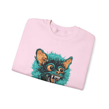 Load image into Gallery viewer, Cozy Halloween Sweatshirt, Beastly Fear Crewneck, Unisex Fall Apparel, Spooky Season Fashion, Halloween Gift Idea