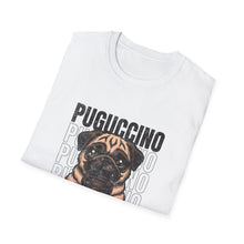 Load image into Gallery viewer, Pug Coffee Lover T-Shirt, Cute Pet Tee, Gifts for Dog Lovers, Unisex Casual Wear, Pugcino Graphic Tee, Pet Parent Apparel