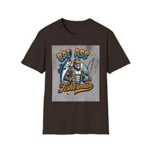 Load image into Gallery viewer, Bad Ass Fisherman Unisex T-Shirt, Fishing Gift, Casual Tee, Funny Shirt for Anglers, Outdoor Apparel, Best Fisherman Shirt