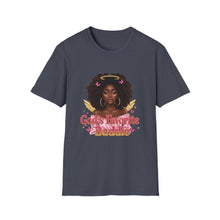 Load image into Gallery viewer, Gods Favorite Baddie Unisex T-Shirt, African American Woman Tee, Black Princess Shirt, Black History Gift, Self Love Apparel