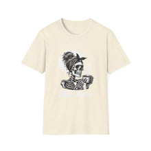 Load image into Gallery viewer, Gothic Skull T-Shirt, Edgy Casual Tee, Halloween Apparel, Unisex Graphic Shirt, Alternative Fashion, Spooky Style