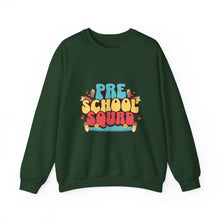 Load image into Gallery viewer, Pre-School Squad Sweatshirt, Kids Crewneck, Fun Family Apparel, Back to School Gift, Comfortable Everyday Wear