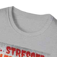 Load image into Gallery viewer, Stressed & Blessed True Crime Obsessed T-Shirt, Graphic Tee for True Crime Lovers, Gift for Stay-at-Home Days, Casual Wear, Gift for Friends