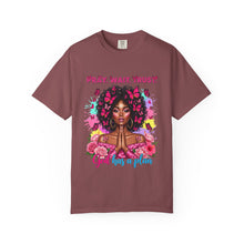 Load image into Gallery viewer, Pray Wait Trust T-Shirt, Inspirational Tee, Faith Shirt, Unique Gift, Spiritual Apparel, God Has a Plan Top